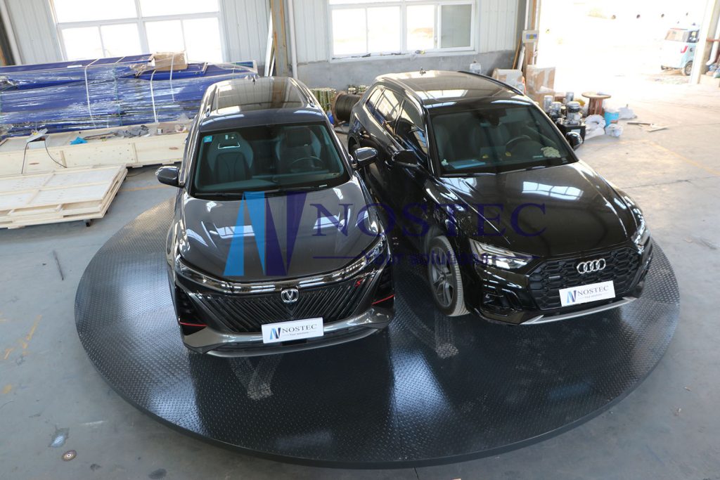 2-car turntables