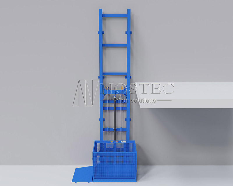 Z type- 180degree load, floor mounted with ramp